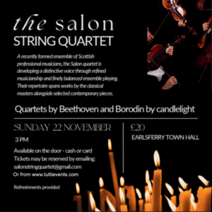 The Salon Quartet - Beethoven and Borodin by Candlelight